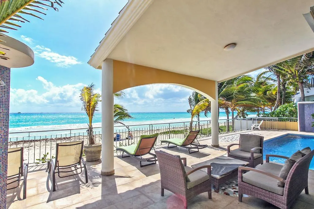 Villa Rebeka - Spectacular Beachfront Oceanview 4 Bedroom - At Playacar Phase I