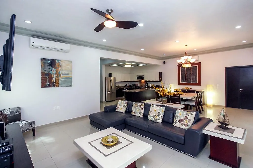 Villa Rebeka - Spectacular Beachfront Oceanview 4 Bedroom - At Playacar Phase I Mexico