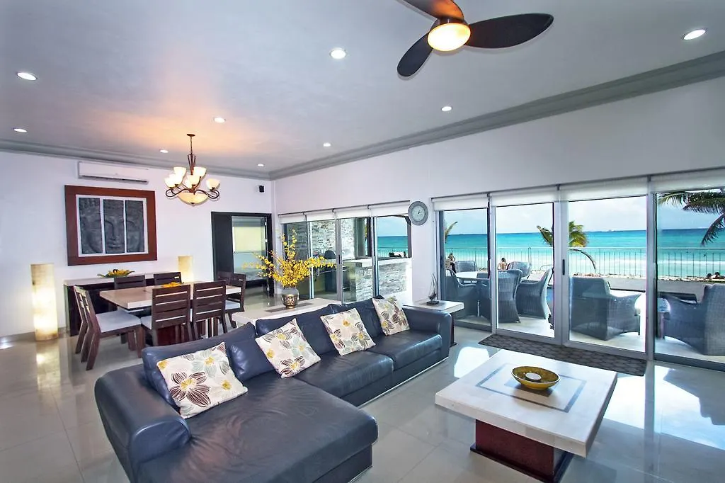 Villa Rebeka - Spectacular Beachfront Oceanview 4 Bedroom - At Playacar Phase I Playa del Carmen